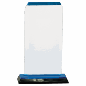 3 1/2" x 7 1/2" Clipped Corner Impress Acrylic