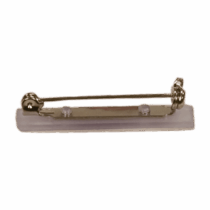 1 1/2" Clear Top Opening Bar Pin with Adhesive
