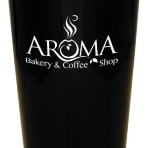 14 oz. Black Latte LazerMug