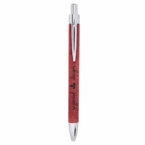 Rose Laserable Leatherette Pen