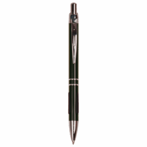 with Silver Trim Laserable Pen with Gripper
