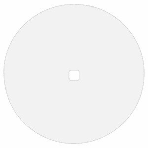 6 7/8" Diameter White Dynasub Insert for 3 Quart Polar Camel Serving Bowl