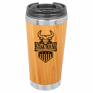 15 oz. Bamboo Stainless Steel Tumbler