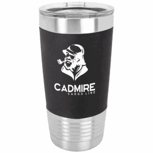 Polar Camel 20 oz. Tumbler with Silicone Grip and Clear Lid