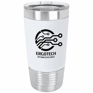 20 oz. Polar Camel Tumbler with Silicone Grip and Clear Lid