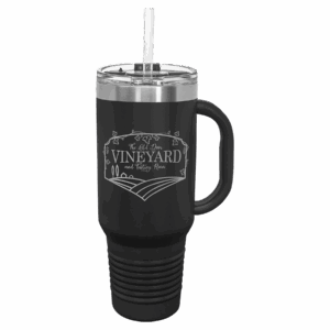Polar Camel 40 oz. Travel Mug with Snap Lid & Straw
