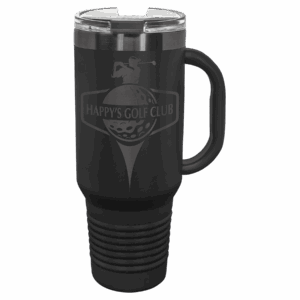 Polar Camel 40 oz. /Ghost Travel Mug with Handle & Straw