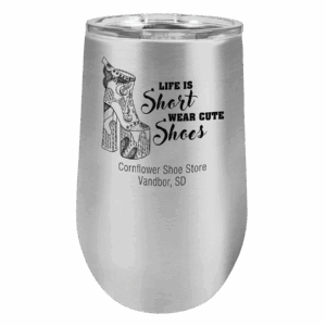 Polar Camel 16 oz. Vacuum Insulated Stemless Tumbler with Lid