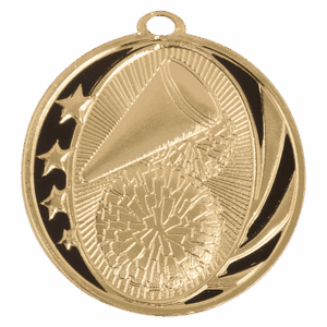 2" Cheer Laserable MidNite Star Medal