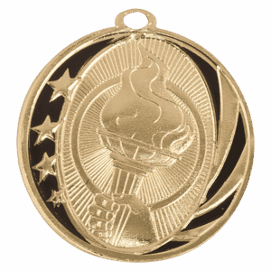2" Torch Laserable MidNite Star Medal