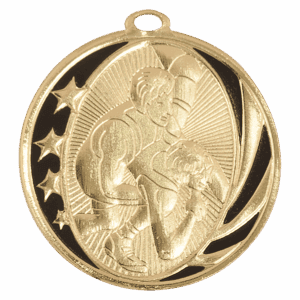 2" Wrestling Laserable MidNite Star Medal