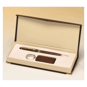 Rosewood Finish Pen and Key Ring