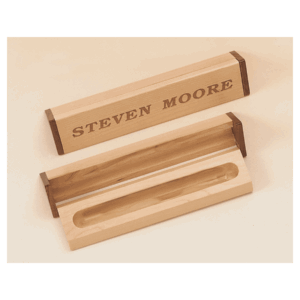 1 1/2" x 7" Maple and Walnut Pen Case