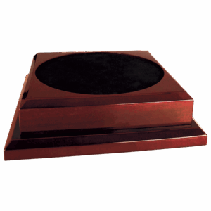 11" x 11" Rosewood Royal Piano Finish Pedestal Base