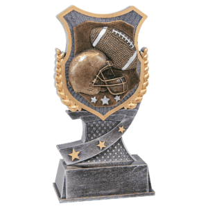 6" Football Shield Award