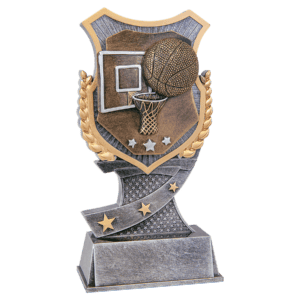 7" Basketball Shield Award
