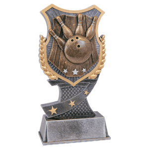 7" Bowling Shield Award