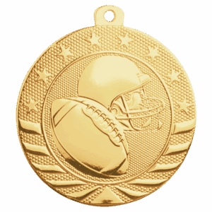 2" Football Starbrite Medal