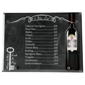10" x 7" Sublimatable Horizontal Glass with 2 Silver Pins