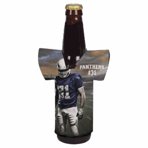 White Sublimatable Jersey Bottle Beverage Holder
