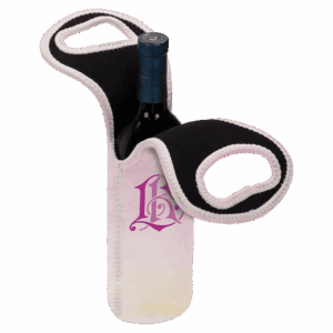 4 3/4" x 14 1/2" Sublimatable Insulated Wine Gift Bag