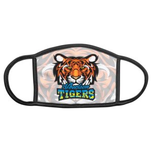 6" x 5" Medium Sublimatable Face Mask with Trim & Ear Loops