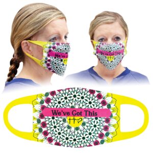 7 1/4" x 4 3/4" Large Sublimatable Face Mask