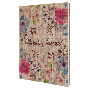 7" x 9 3/4" Burlap Journal with Lined Notepad