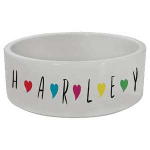 2.36" x 6.1 Sublimatable Ceramic Pet Bowl