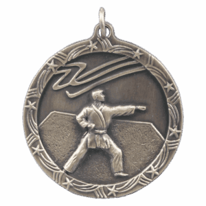 1 3/4" Martial Arts Shooting Star Medal