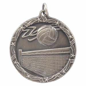 1 3/4" Volleyball Shooting Star Medal