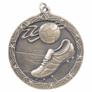 2 1/2" Soccer Shooting Star Medal