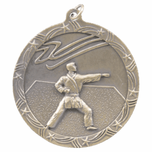 2 1/2" Martial Arts Shooting Star Medal