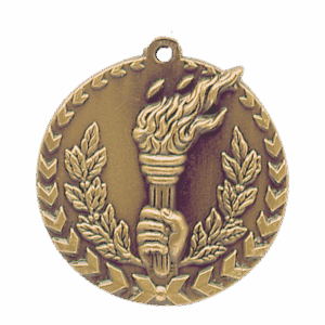 1 3/4" Torch Millennium Medal