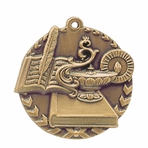 1 3/4" Lamp of Knowledge Millennium Medal