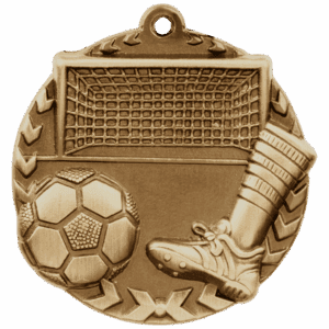 1 3/4" Soccer Millennium Medal