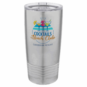 Sublimatable Polar Camel 20 oz. Vacuum Insulated Tumbler w/Lid
