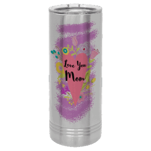Polar Camel 22 oz. Sublimatable Skinny Tumbler with Slider Lid
