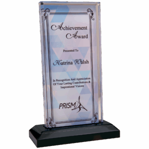 5" x 8" Sublimatable Rectangle Beveled Impress Acrylic