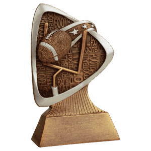 5 1/2" Football Triad Resin