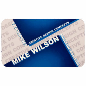 3" x 1.5" Matte White Unisub FRP Sublimatable Name Badge with Radius Corners