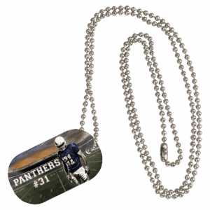 1-Sided Gloss Aluminum Dog Tag