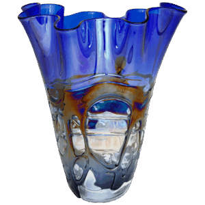 14" Art Glass Vase