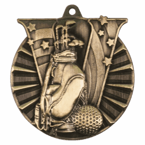 2" Golf Victory Medal