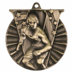 2" Wrestling Victory Medal