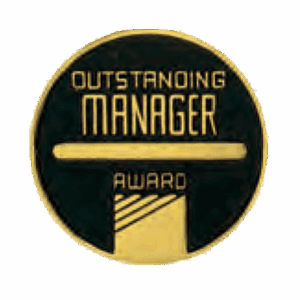 Outstanding Manager CAM Medallion