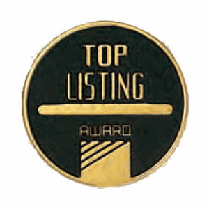 2 1/2" Top Listing CAM Medallion